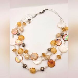 Erica Lyons Beaded Layered Necklace